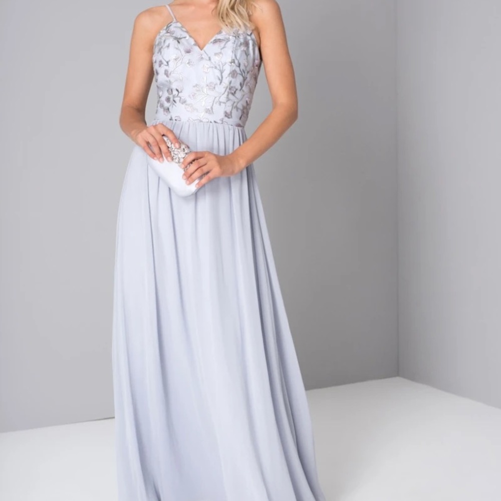Chi chi London chiffon full length dress
